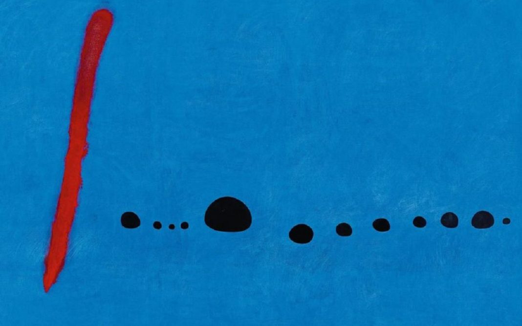 «Bleu II», 4 mars 1961, huile sur toile