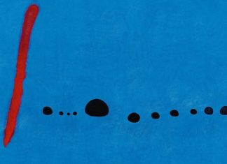 MIROBOLANT «Bleu II», 4 mars 1961, huile sur toile