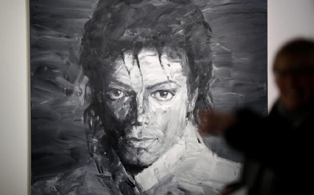 Michael Jackson en peinture à l’huile par Yan Pei Ming.