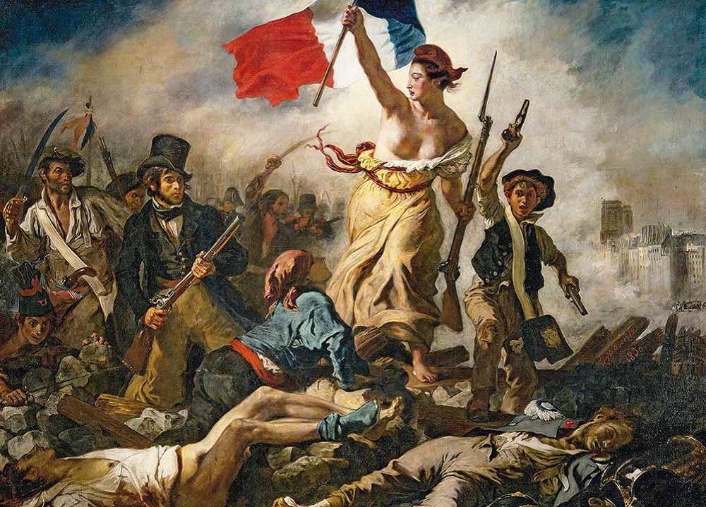 La liberté guidant le peuple - Delacroix